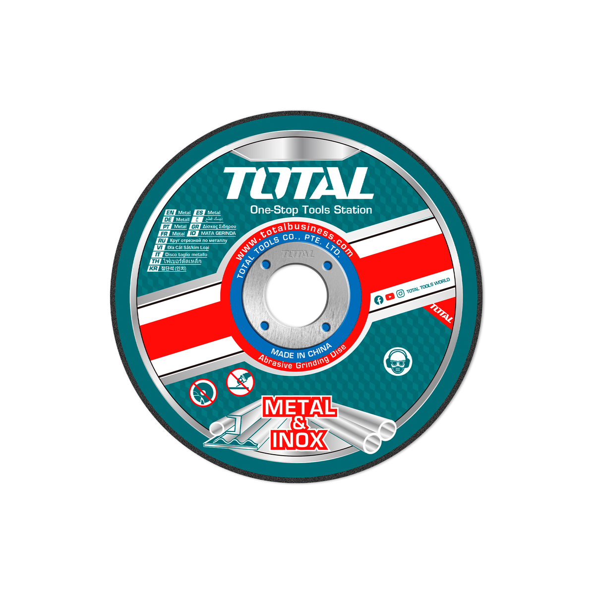 Total Tools Abrasive Metal Cutting Disc 230mm x 2.0mm (4Pack) Shop