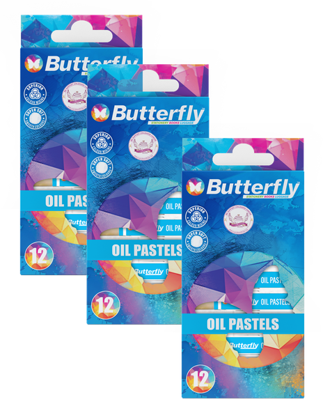 Butterfly Pastels - Oil (12) X3