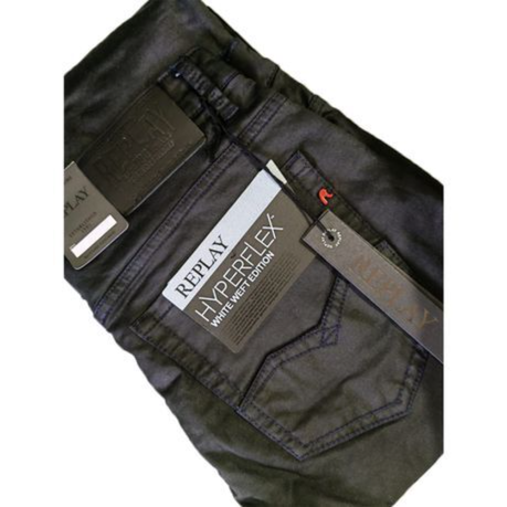solide Zus Noord West Replay Men's Black Waxed Hyperflex Jean- Skinny | Buy Online in South Africa  | takealot.com
