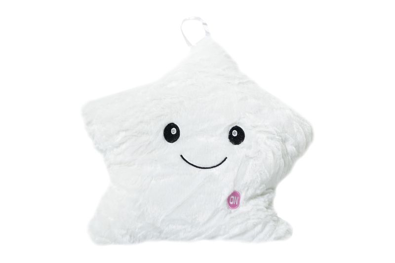 Jerenimo - Twinkle Little Star LED Pillow - White
