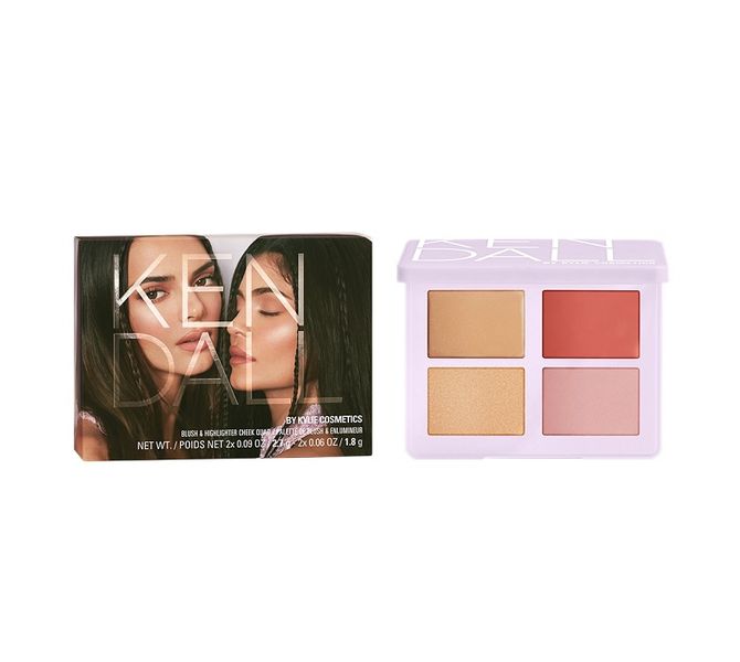 Kylie Cosmetics - Kendall Blush &amp; Highlighter Cheek Quad (Parallel Import)
