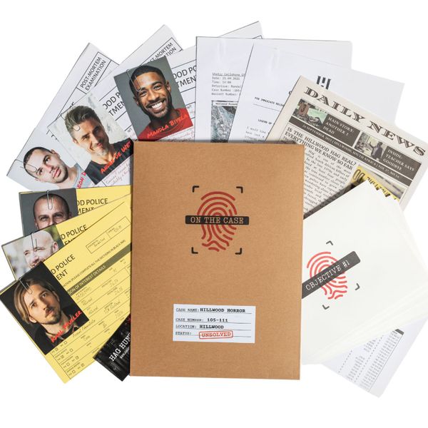 On The Case Murder Mystery Detective Game Case File - Hillwood Horror