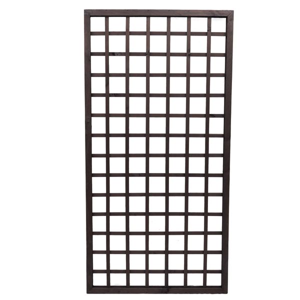 Framed Trellis 96 Square 1800 x 935mm Black
