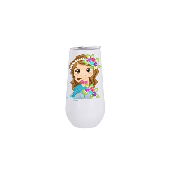 Cute Mermaid Kids Tumbler - 170ml