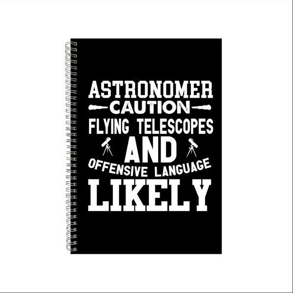 Astronomer Wire Bound Notebooks Astronomy Gift Idea Writing Books Notepad