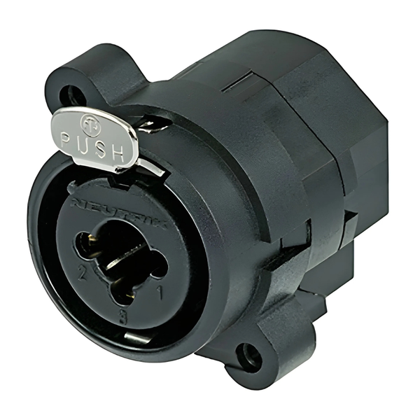 Neutrik NCJ9FI-H XLR Female + 6.35mm TRS Jack Combo Connector - PCB Mount