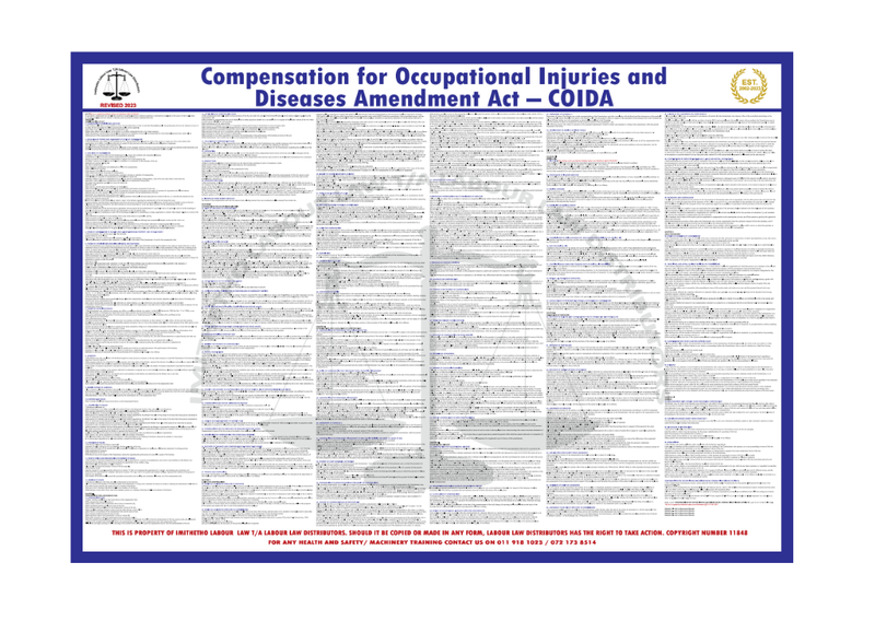 COIDA - Act - A1 Laminated Poster