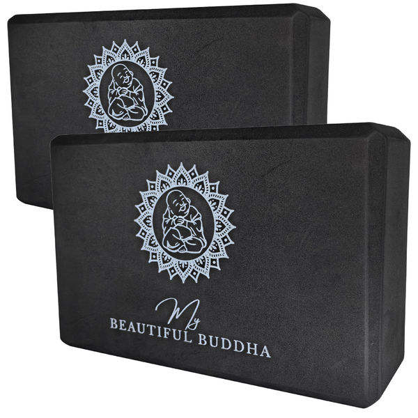 Yoga Brick - Black - Pair - My Beautiful Buddha