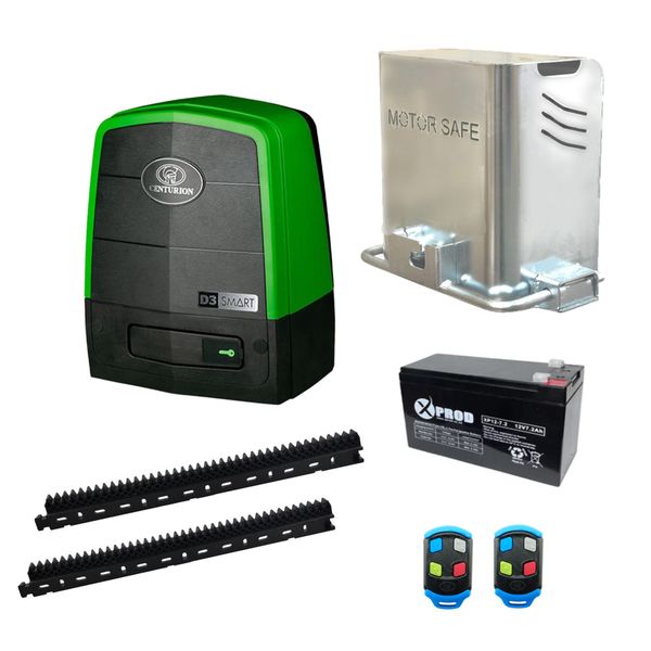 Centurion D3 Smart Gate Motor Kit + Motorsafe Anti-Theft Bracket