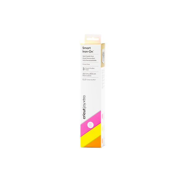 Cricut Smart Iron-On Joy Xtra 24,1x30,5cm - 3 sheets (Glowstick Sampler)