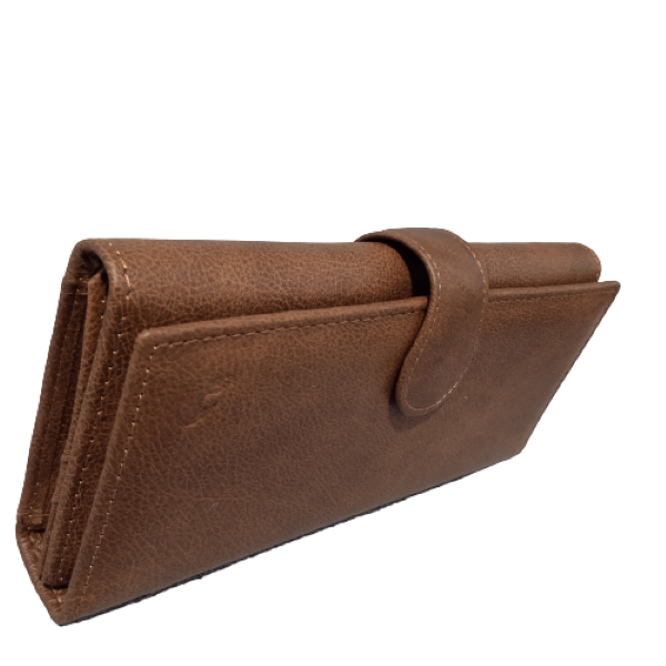 Premium Quality Attractive Ladies Genuine Leather Wallet TL18072 Brown
