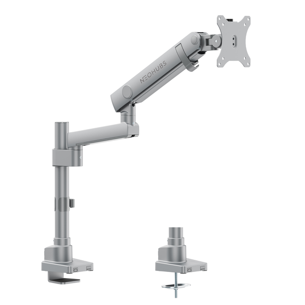 NEOHUBS Pro+ Single Monitor Arm Mount Premium Adjustable VESA Desktop Stand