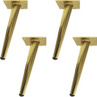 Slanted Gold Furniture legs (Set of 4)