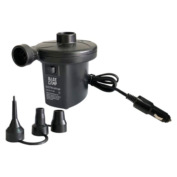 Basecamp Portable Dc Electric Air Pump 3 Nozzles - 3 Pack