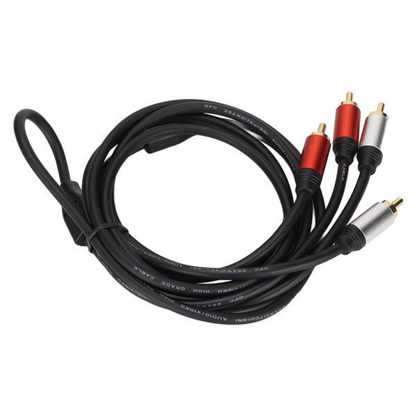 RCA Cable Gold Plated HiFi Sound 2RCA Male to 2RCA Male Stereo Cable