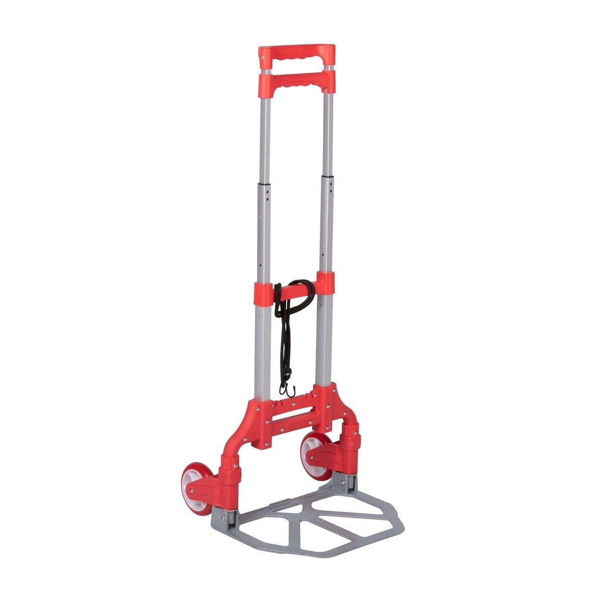 Folding Hand Trolley Red Portable Durable Easy to Maneuver