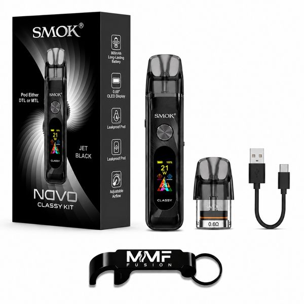 SMOK MMF Novo Classy POD System Kit - Silver White