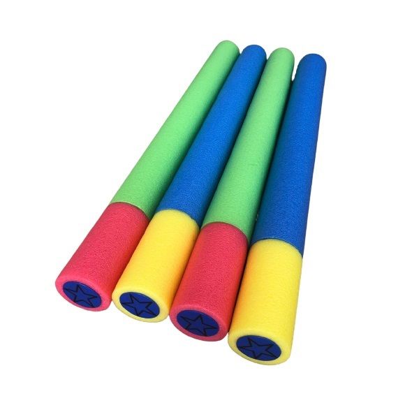 Foam Tube Water Blaster Pool Guns - 54cm Assorted Colours (Set of 2)