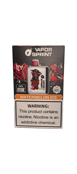 Vapor Sprint 20000 Puffs Disposable Vape - Watermelon Ice