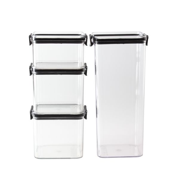 Gizmo Air-Tight Stackable Food Storage Set - 4 Piece