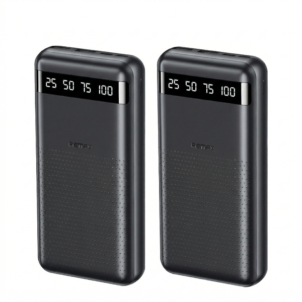 Remax 20000mAh Power Bank 2-Pack Smart LED Display