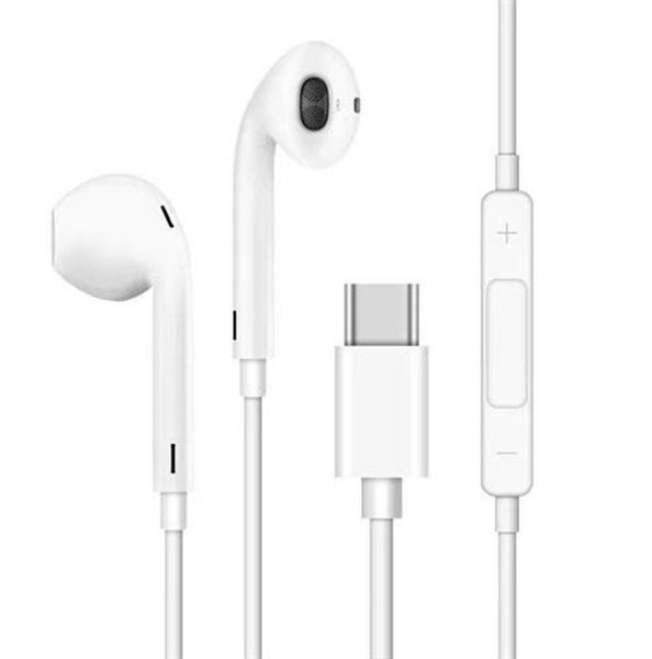 PTech 3.5mm To Type-C White Digital Earphones