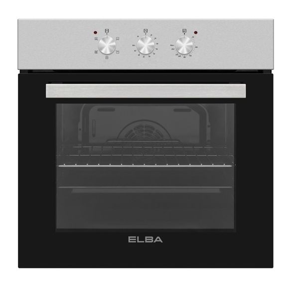 Elba 04/T60-3 Multifunction Electric Oven 60CM Black Glass Finish