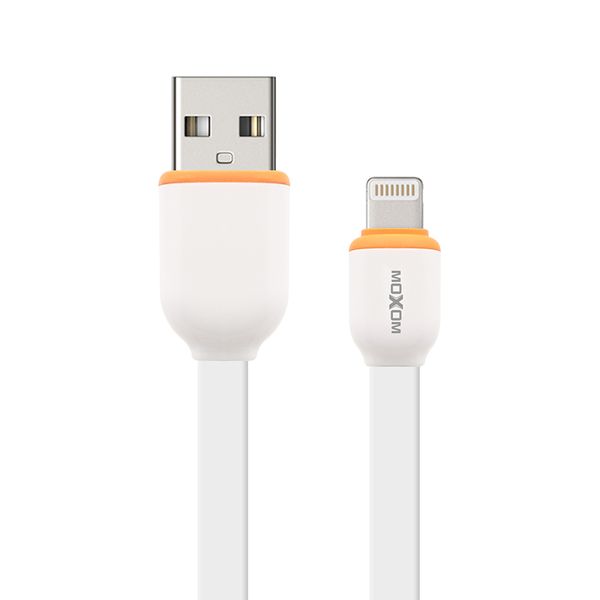 Moxom MX-CB96 Lightning Cable - Sleek 1m White Fast Charging Cable - White