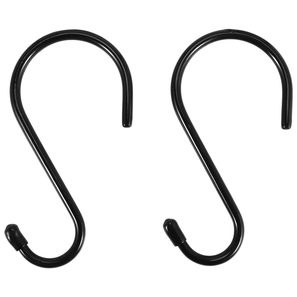 6 Inch Large Heavy Duty S Hooks Steel Metal Hooks for Hanging - 12 Pack