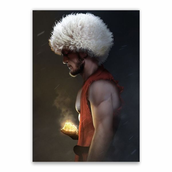 Khabib Nurmagomedov Side View Poster - A1
