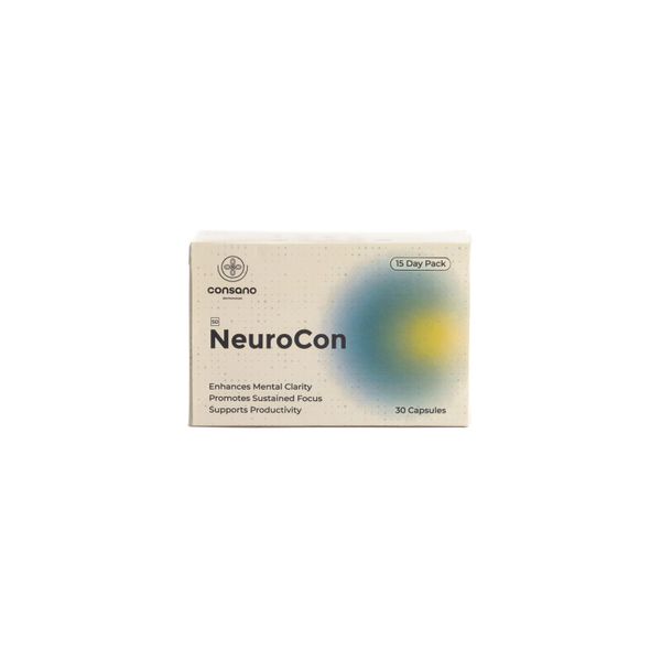 NeuroCon | Focus &amp; Clarity | with Lion's Mane | 30 Veg Caps