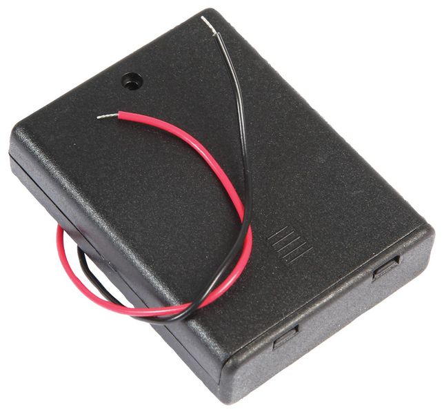 Multicomp Pro (MP000367) Battery Box, Wired, 4 x AAA