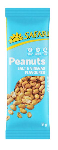Safari - Peanuts Salt &amp; Vinegar Flavoured 20 x 55g
