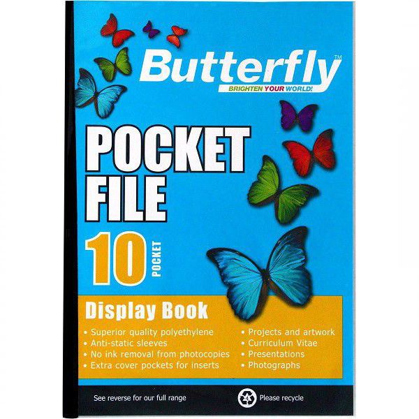 Candpo - Butterfly Pocket File A4 - 10 Page