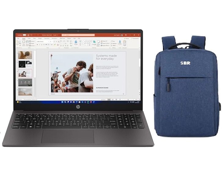 HP 15.6' FHD Celeron N100 8GB RAM 256GB SSD Notebook-SBR Backpack