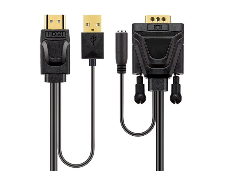 ONTEN VGA to HDMI Adapter with Audio IN