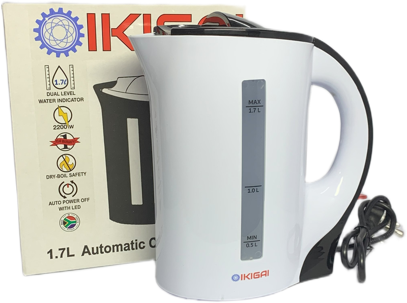 Ikigai Automatic Corded 1.7L Kettle - 5 Pack