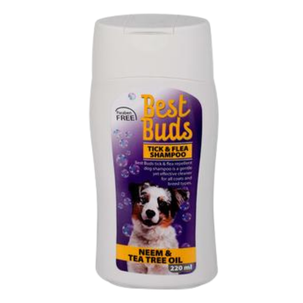 Best Buds Tick &amp; Flea Shampoo 220ml