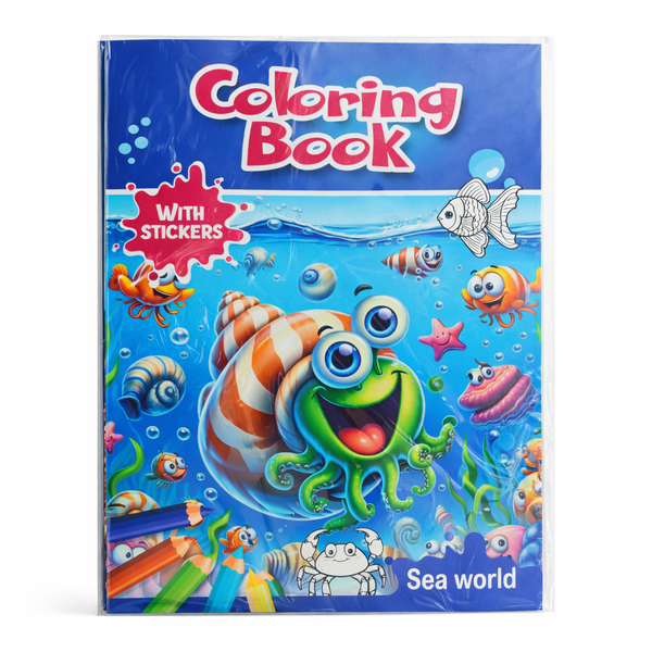 Sea World Kids Colouring Books - 16 page - 12 Pack