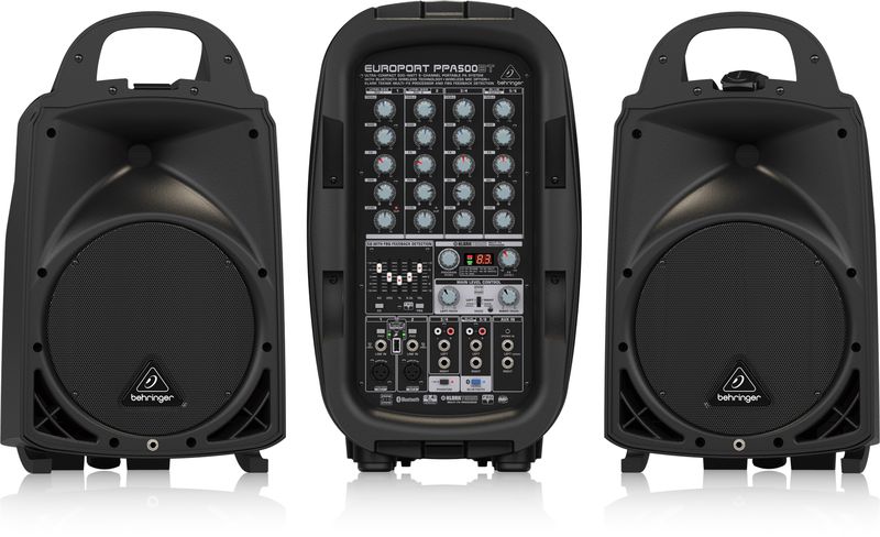 Behringer PPA500BT 500-Watt 6-Channel Portable PA System