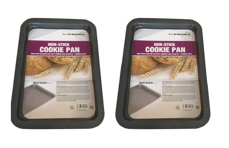 2 Non Stick Cookie Pans