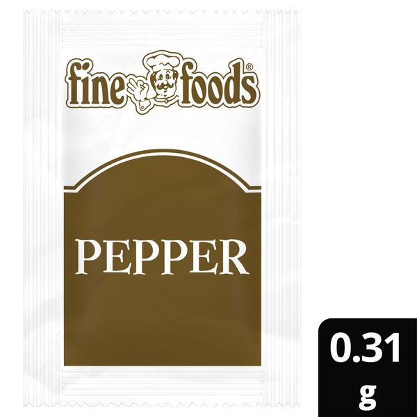 Fine Foods Pepper Sachets - (1000 x 0.31 g)