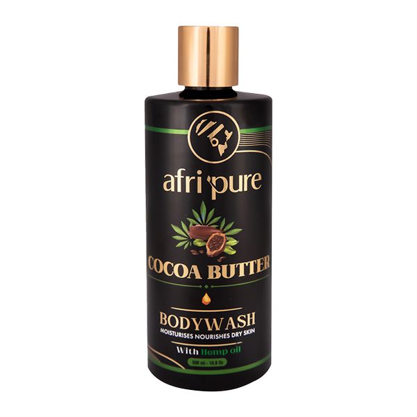 Afri Pure Cocoa Butter With Hemp Oil Body Wash 500ml