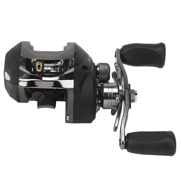 Black Aluminum Alloy Baitcasting Reel LH