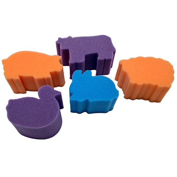 Anthony Peters Animal Sponge Painting Set - 5 Pieces