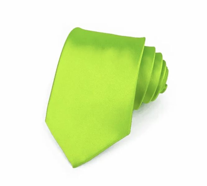 Men's Silk Tie - Chartreuse Green