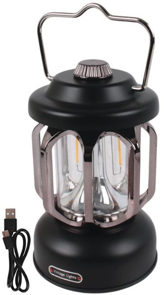 Vintage Lights Rechargeable Camping Lantern - 9 SMD (3.7 Volts/300 Lumen)