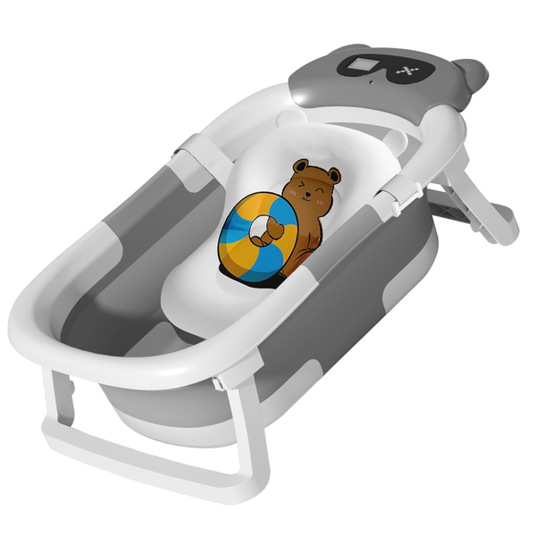 Mellon Moon Collapsible Baby Bathtub With Temperature Display
