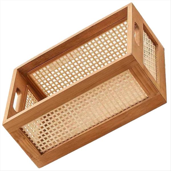 Decorative Basket Book Storage Woven Baskets For Storage Basket (L)
