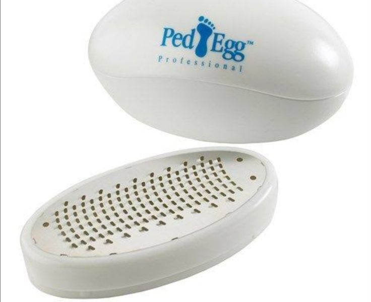 Egg shaped foot file